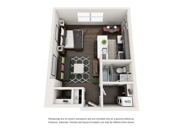 Dominion studio floor plan